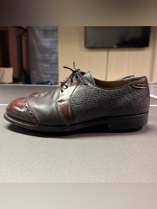 Vintage Stone Tarlow/Footjoy‎ Mens Golf Shoes Shell Cordovan Size 9 main image 8